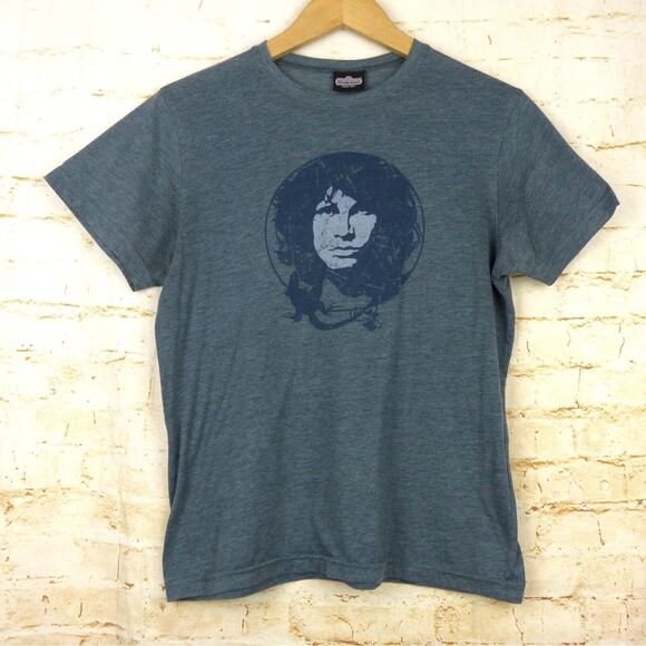 VTG Winterland The Doors T Shirt Women S Blue Jim Morrison Lizard Face Graphic - Picture 2 of 12
